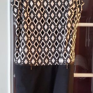 Sleeveless drop waist dress